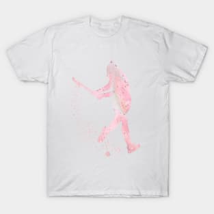 Girl Field Hockey Watercolor Sport Decor Gift T-Shirt